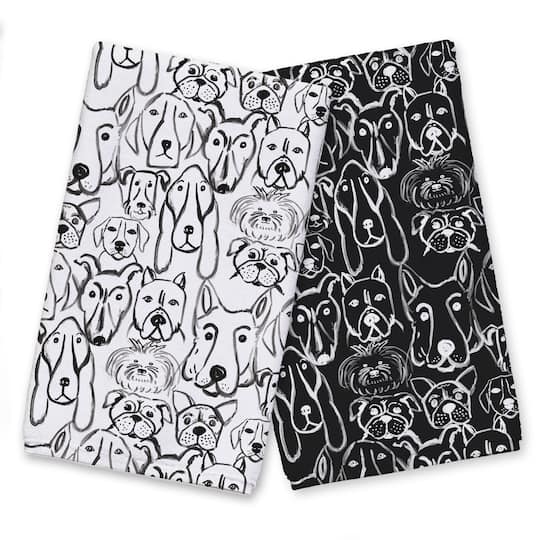 Funny Dog No.2 Tea Towel Set